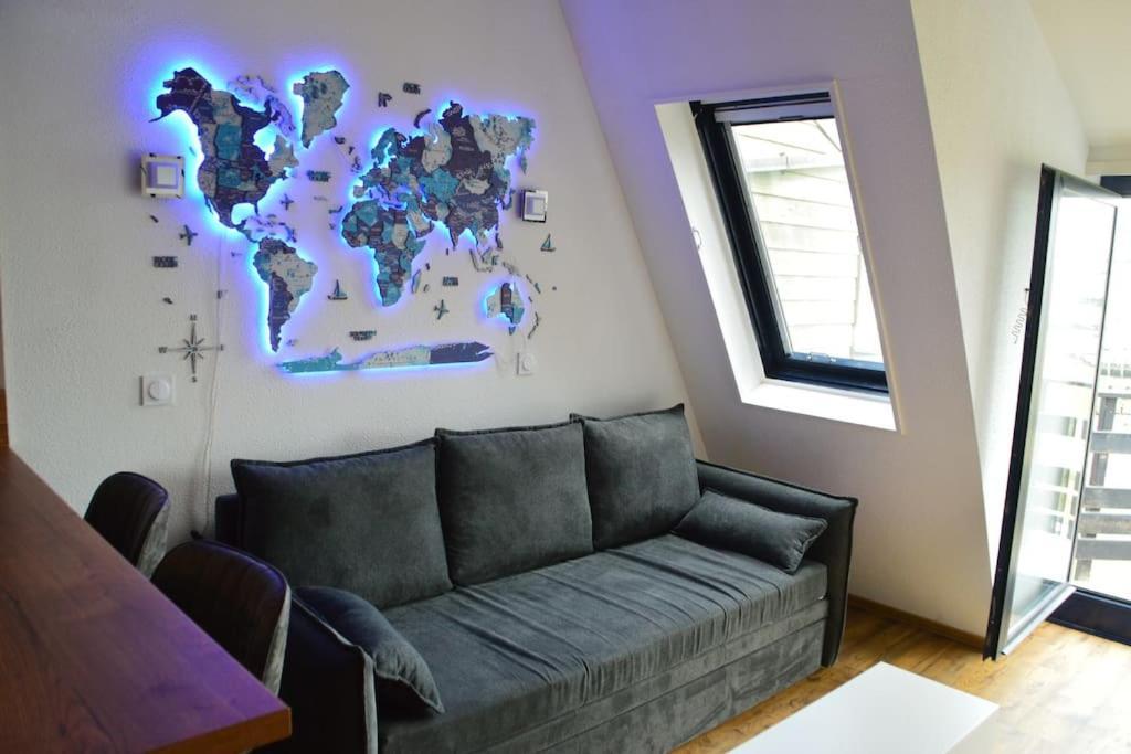Mini-Duplex Cosy Avec Magnifique Vue Mer Deauville Buitenkant foto